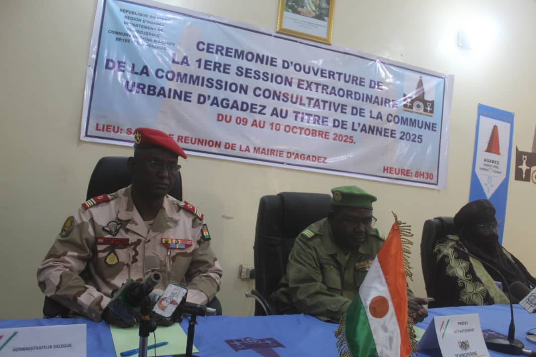 Agadez : Ouverture de la session extraordinaire de la Commission consultative de la Commune urbaine