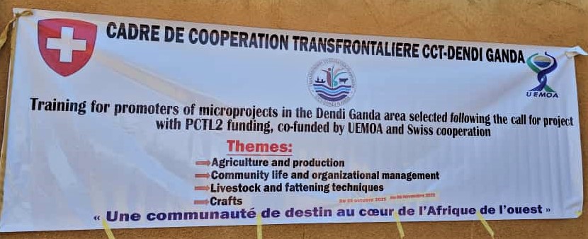 Coopération Transfrontalière : Le CCT-Dendi Ganda injecte 12 projets pilotes pour l'emploi dans les 